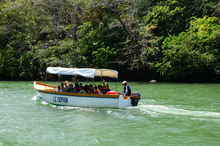 Africa, the picturesque aera of Blue Bay near Mahebourg