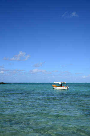 Africa, the picturesque aera of Blue Bay near Mahebourgのeditorial素材
