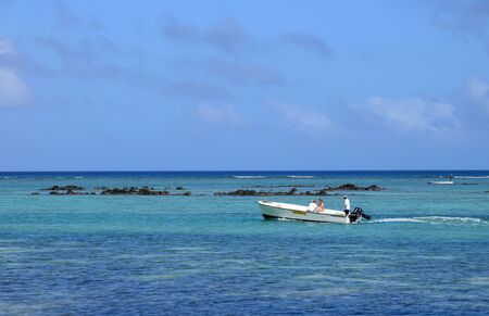 Africa, the picturesque area of La Pointe Aux Canonniers in Mauritiusのeditorial素材