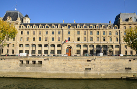 France, the prefecture of police in the city of Parisのeditorial素材