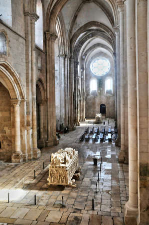 Portugal , the historical and pisturesque  Alcobaca monasteryのeditorial素材