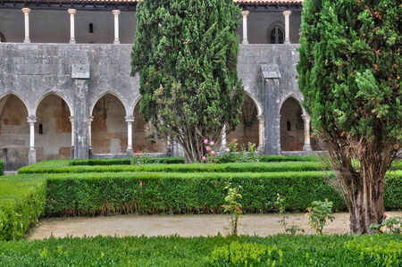 the historical monastery of Batalha in Portugalの写真素材
