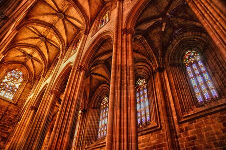 interior of the monastery of Batalha in Portugal