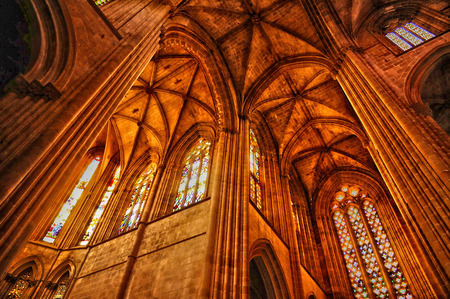interior of the monastery of Batalha in Portugalのeditorial素材