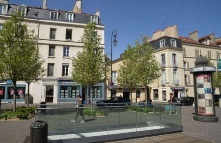 Ile de France, the picturesque city of Saint Germain en Layeのeditorial素材
