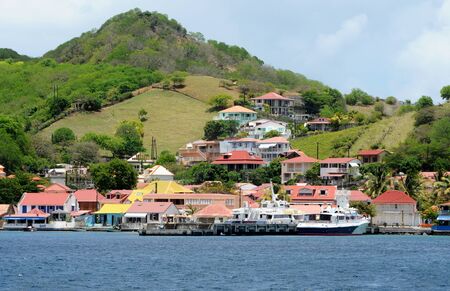 France, the archipelago of Les Saintesin caribbean seaの写真素材
