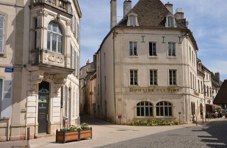 France, the old and picturesque city of Beauneのeditorial素材