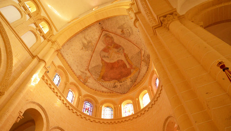 Bourgogne, the picturesque basilica of Paray le Monialのeditorial素材