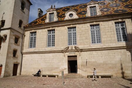 France, the old and hospices of Beauneのeditorial素材