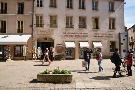 France, the old and picturesque city of Beauneのeditorial素材