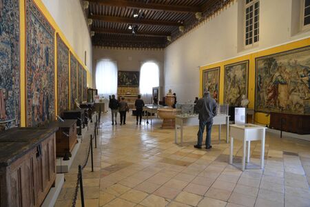 France, the old and hospices of Beauneのeditorial素材