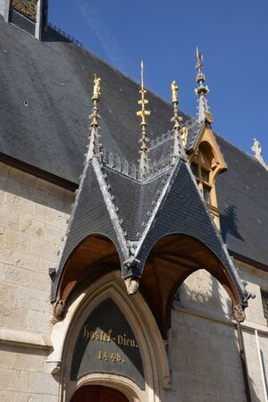 France, the old and hospices of Beauneのeditorial素材