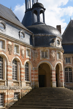 France, the picturesque castle of Saint Fargeauのeditorial素材