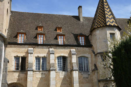 France, the old and picturesque city of Beauneのeditorial素材