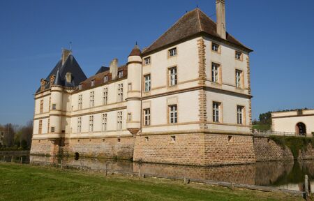 France, the picturesque castle of Cormatin in Saone et Loireのeditorial素材