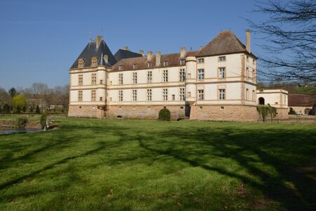 France, the picturesque castle of Cormatin in Saone et Loireのeditorial素材