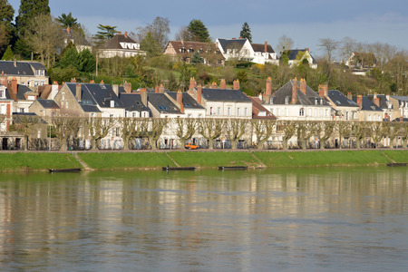 France, the picturesque city of Gien in Loiret