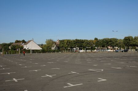 Ile de France, the picturesque city of Les Mureauxの写真素材