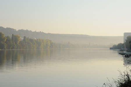 Ile de France, the picturesque city of Les Mureauxの写真素材
