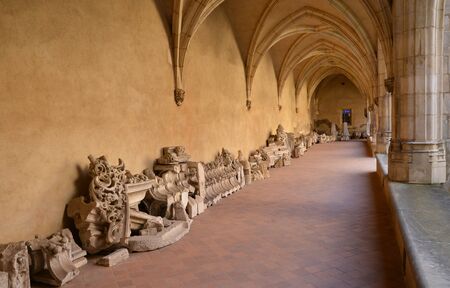 France, the Brou monastery of Bourg en Bresse in Ainのeditorial素材