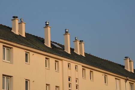 Ile de France, the picturesque city of Les Mureauxのeditorial素材