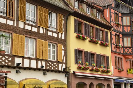 France, the picturesque city of  Obernai in alsaceのeditorial素材