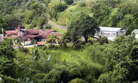 France, JM distillery in Macouba in Martiniqueの写真素材