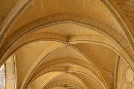 Ile de France, the picturesque abbey of Royaumont in Val d Oise