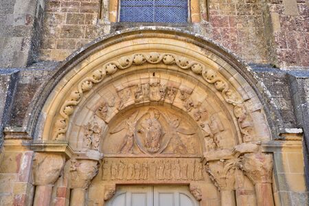 France, the picturesque church of Anzy le duc in Saone et Loire