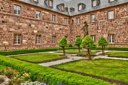 France, the picturesque Mont Sainte Odile in Bas Rhinのeditorial素材