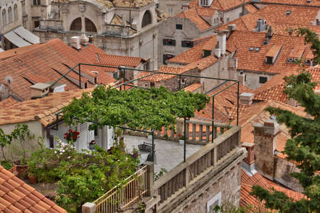 Croatia, the old and picturesque city of Dubrovnikのeditorial素材