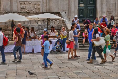 Croatia, the old and picturesque city of Dubrovnikのeditorial素材