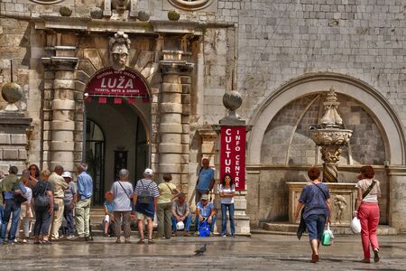 Croatia, the old and picturesque city of Dubrovnikのeditorial素材