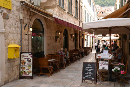 Croatia, the old and picturesque city of Dubrovnikのeditorial素材