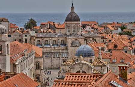 Croatia, the old and picturesque city of Dubrovnikのeditorial素材
