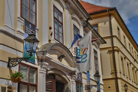 Croatia, the picturesque city of Zagreb in Balkanのeditorial素材