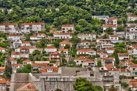 Croatia, the old and picturesque city of Dubrovnikのeditorial素材