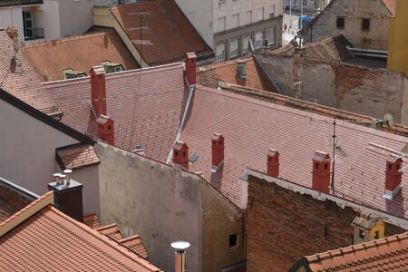 Croatia, the picturesque city of Zagreb in Balkanのeditorial素材