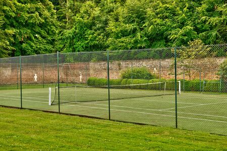 France, the picturesque castle of Miromesni park l in Tourville sur Arquesのeditorial素材