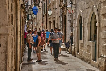 Croatia, the old and picturesque city of Dubrovnikのeditorial素材
