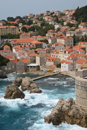 Croatia, the old and picturesque city of Dubrovnikのeditorial素材