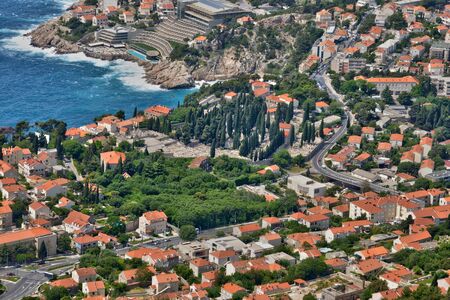 Croatia, the old and picturesque city of Dubrovnikのeditorial素材