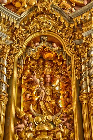 Slovenia, the interior of the chapel of Bled Islandのeditorial素材
