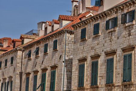 Croatia, the old and picturesque city of Dubrovnikのeditorial素材