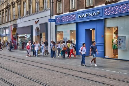 Croatia, the picturesque city of Zagreb in Balkanのeditorial素材