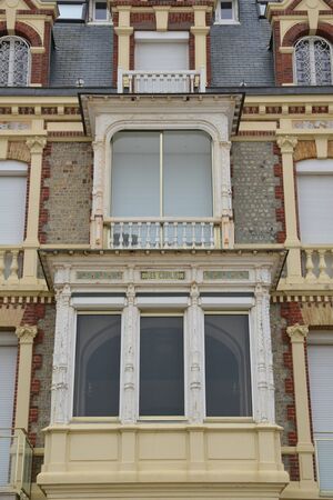 France, the picturesque city of Houlgate in Normandyのeditorial素材