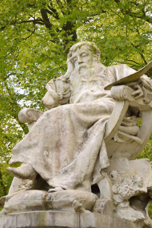 Ile de France, the picturesque Messonier park in the city of Poissyのeditorial素材