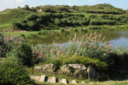 Ile de France, Sautour park in Les Mureauxのeditorial素材