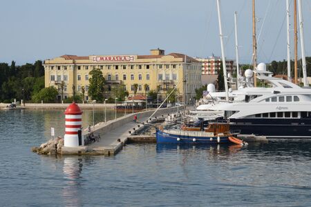 Croatia, the picturesque city of Zadar in Balkanのeditorial素材