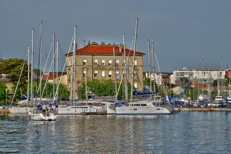 Croatia, the picturesque city of Zadar in Balkanのeditorial素材